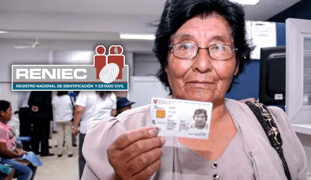 Las personas mayores de 60 años pueden tramitar un DNI que no caduca. Foto: composición LR/Andina