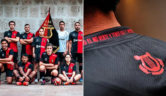 Futbolistas de los equipos masculino y femenino posaron con la camiseta. Foto: composición LR/X de FBC Melgar