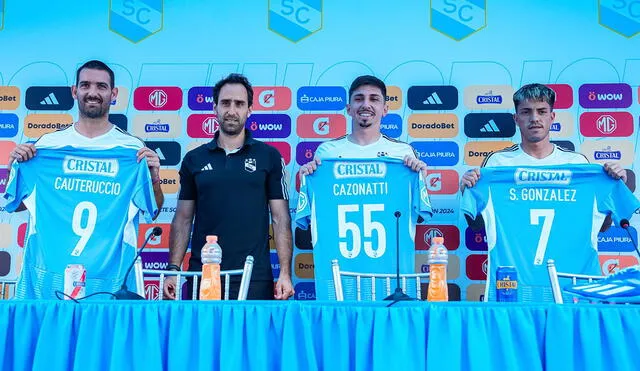 De los cuatro refuerzos rimenses para este 2024, tres son jugadores extranjeros. Foto: Sporting Cristal