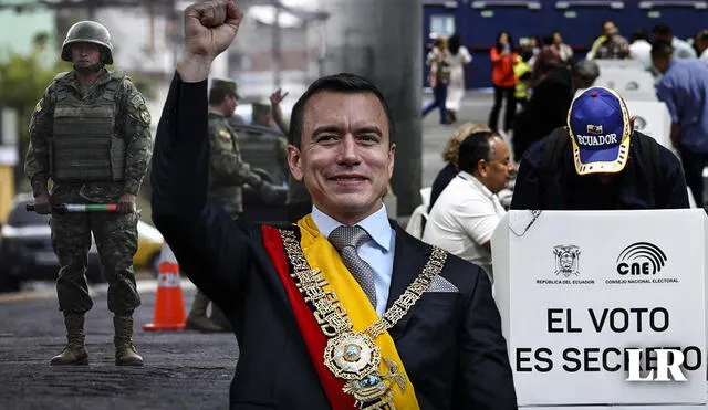 En sus primeros meses de gobierno, Daniel Noboa lidia con una ola de asesinatos en Ecuador. Foto: composición LR/EFE