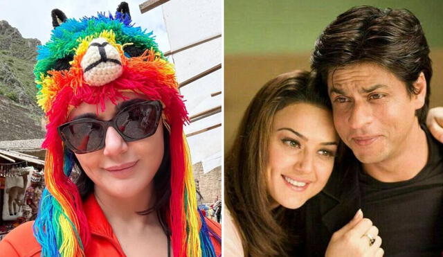 Junto a Shah Rukh Khan, Preity Zinta protagonizó una de las películas más recordadas de Bollywood: 'Kal Ho Naa Ho'. Foto: composición LR/Instagram