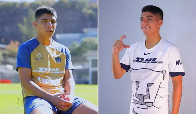 Piero Quispe sería titular en el debut de Pumas en la nueva temporada de la Liga MX. Foto: composición LR/captura de PumasMX