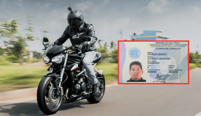 Licencia de conducir de motos, así como la de autos, debe registrarse en el MTC. Foto: composición LR/Canva