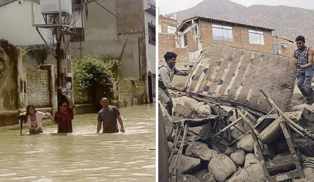 Senamhi pidió a la ciudadanía tomar sus precauciones y alejarse de las quebradas. Foto: composición LR/La República