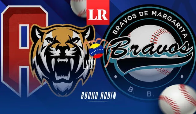 El encuentro entre Tigres de Aragua vs. Bravos de Margarita iniciará a las 5.00 p. m. (hora de Venezuela). Foto: composición de Fabrizio Oviedo / La República