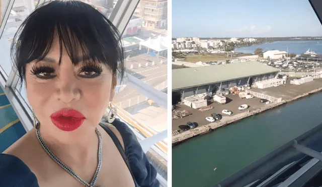 Susy Díaz recibe diversos comentarios en redes sociales tras mostrarse en crucero. Foto: composición LR/Instagram/Susy Díaz