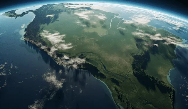 América del Sur tiene una extensión de 17.84 millones de kilómetros cuadrados, aproximadamente. Foto: Vecteezy