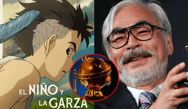 'El niño y la garza', ganadora del Globo de Oro 2024, se estrenará en Perú en enero. Foto: composición LR/AP/Studio Ghibli