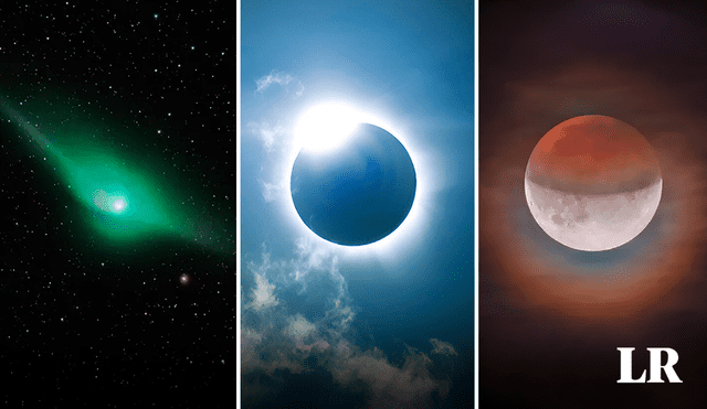 Cometas y eclipses serán los principales eventos astronómicos del 2024. Foto: composición de Jazmín Ceras/ La República