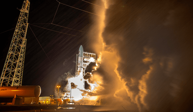 La nave despegó en la madrugada del 8 de enero. Foto: EFE