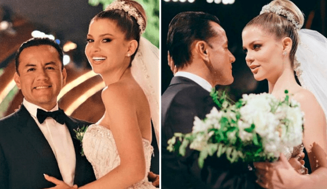 Brunella Horna y Richard Acuña se casaron en 2023 tras más de 5 años de relación. Foto: composición LR / Instagram / Brunella Horna