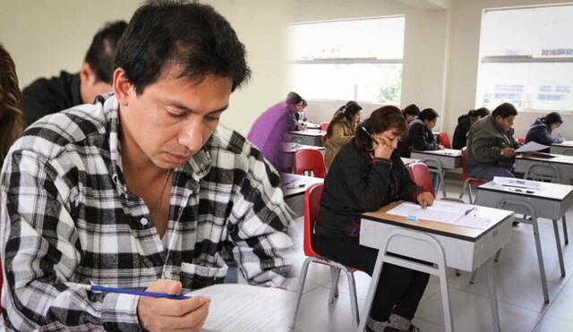 Los docentes rendirán una prueba que consistirá en resolver 66 preguntas. Foto: composición LR/Andina