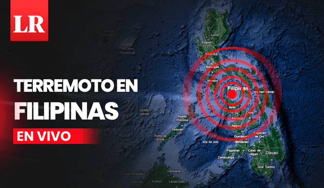 Fuerte sismo remeció Filipinas este lunes 8 de enero del 2024. Foto: composición LR