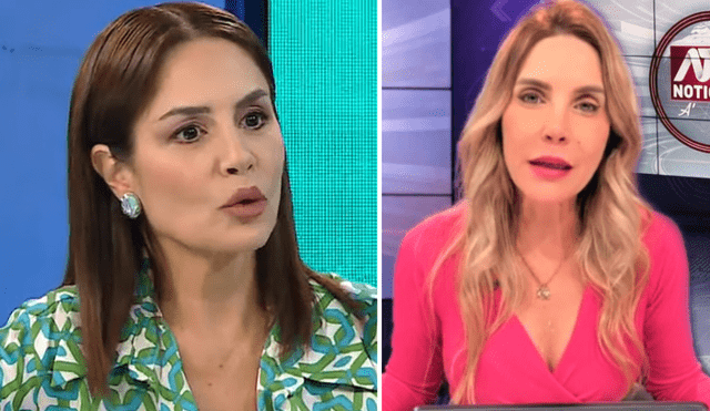 Juliana Oxenford acusó a Mávila Huertas de mentirle por su ingreso a ATV para reemplazarla. Foto: composición LR/ATV/Instagram/Juliana Oxenford
