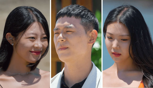 Gwan Hee tuvo que decidir entre varias participantes al final de 'Cielo para dos', temporada 3. Foto: composición LR/Netflix