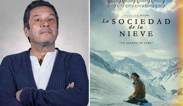 Lucho Cáceres lanza comentario de 'La sociedad de la nieve'. Foto: composición LR
