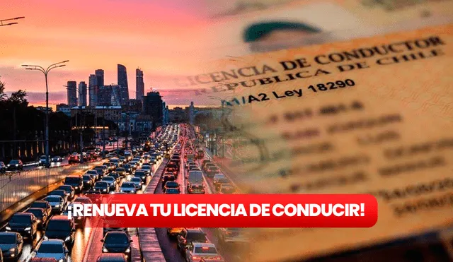 Tras la extensión aprobada por el Parlamento en Chile, miles de conductores deben realizar el trámite. Foto: composición LR/La Tercera/Rutmotor