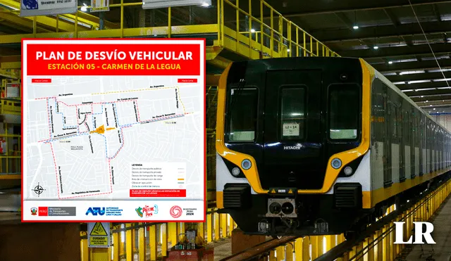 ATU informó que continuarán con las obras de la Línea 2 del Metro de Lima; por ello, los vehículos deberán desviarse de su ruta convencional. Foto: composición LR/ATU/LR