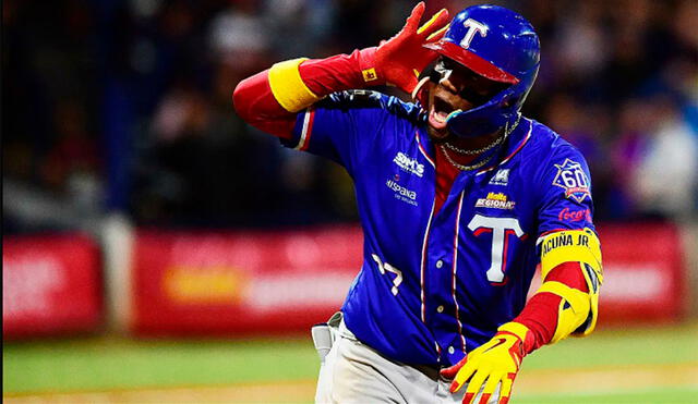 Tiburones de La Guaira podría tener de regreso a Ronald Acuña Jr. para las últimas fechas del Round Robin 2024. Foto: El Nacional