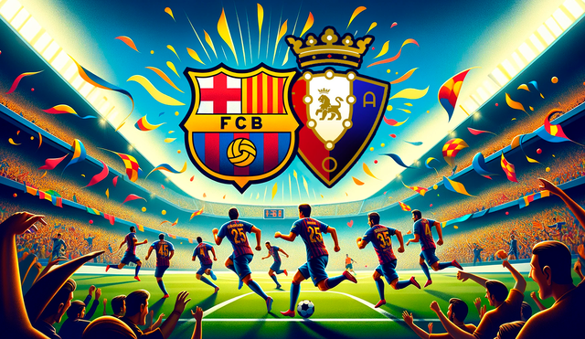 Barcelona vs. Osasuna EN VIVO y EN DIRECTO por el pase a la final de la Supercopa de España. Foto: IA