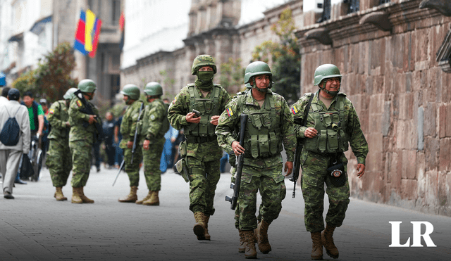 Tras el anuncio de Daniel Noboa, presidente de Ecuador, del estado de excepción, se han realizado actos delincuenciales. Foto: composición LR/EFE