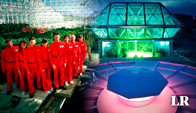 El experimento de confinamiento se llevó a cabo en un domo denominado Biosfera 2. Foto: composición de Gerson Cardoso / La República / NEON