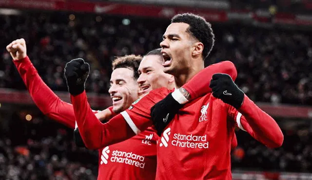 Los Reds le dieron vuelta a los blancos por la semifinal de ida de la Carabao Cup. Foto: Liverpool