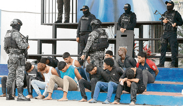 El dato. Más de 300 detenidos y un total de 5 muertos abatidos durante enfrentamientos dejó el primer día de intervenciones militares en el Ecuador luego de decretar el conflicto armado. Foto: EFE