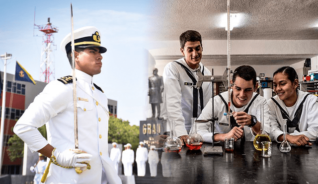 La Escuela Naval del Perú es la primera escuela de las Fuerzas Armadas en obtener el licenciamiento de la Sunedu. Foto: composición LR/Escuela Naval del Perú