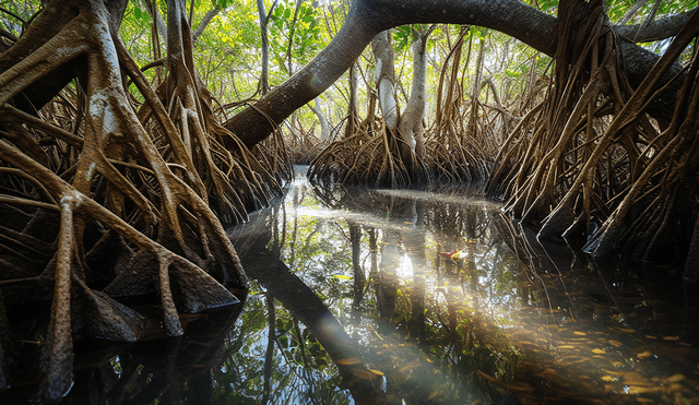 Actualmente, los manglares ocupan el 2,3 % de Panamá. Foto referencial: Freepik