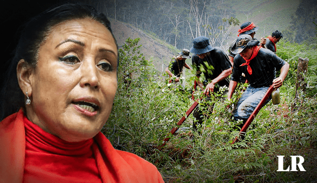 Elizabeth Medina no negó amistad con sembradores de coca. Foto: composición LR