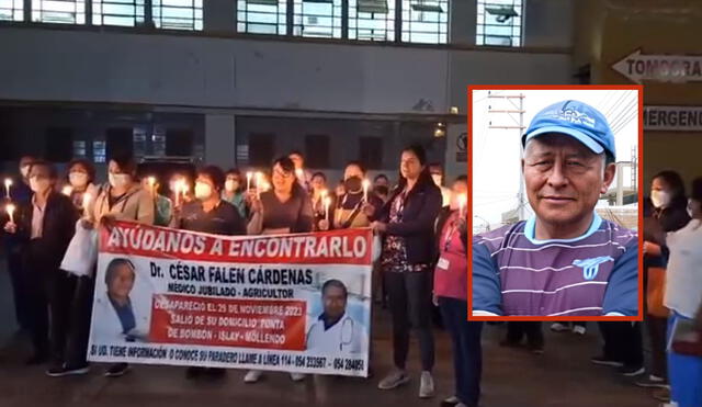 Arequipa. César Falen Cárdenas está desaparecido desde el 29 de noviembre. Foto: composición LR/Cortesía/Los Protagonistas