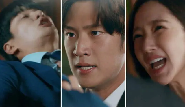 Ji Hyuk se enfrenta a Park Min Hwan en el capítulo 5 de 'Cásate con mi esposo'. Foto: composición/ Prime Video