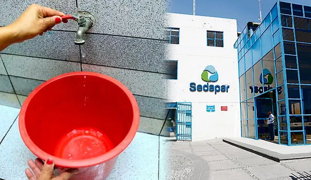 Corte de agua en Arequipa es para realizar labores de mantenimiento. Foto: composición LR/Steffano Trinidad/El Peruano/Sedapar