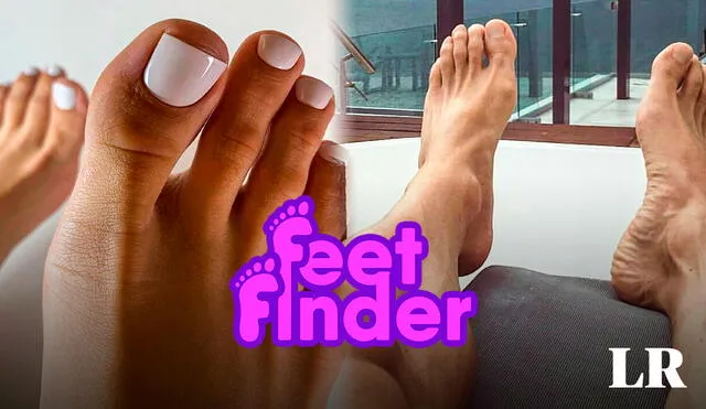 Feet Finder es una aplicación estadounidense que permite comprar y vender fotografías de pies en diferentes situaciones. Foto: composición LR / Feet Finder / X de PBh / Instagram de FDP