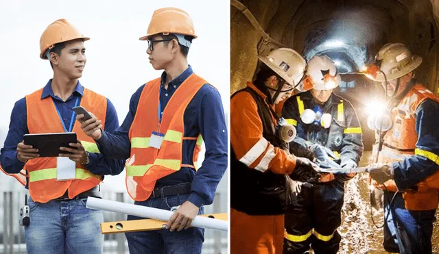La ingeniería civil y la de minas también figuran entre las carreras con mayor demanda laboral en el Perú. Foto: composición LR/IIMP