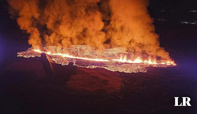 Islandia inicia el 2024 con una nueva amenaza de erupción volcánica, problemática común en la nación nórdica. Foto: composición LR/EFE
