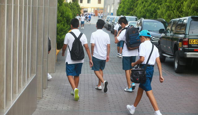 Alumnos que reprobaron cursos deberán acudir a los colegios para recibir clases de reforzamiento. Foto: Minedu