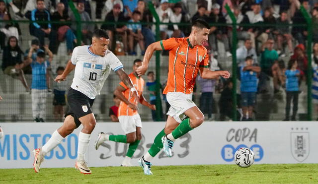 La sub-23 de Uruguay perdió ante Banfield y se despide con derrota rumbo al Preolímpico de Venezuela. Foto: Banfield