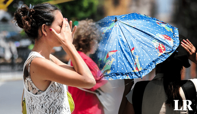 Ciudadanos deben tomar sus precauciones para nos ser afectados por el calor intenso que tendrá Lima en las siguientes semanas. Foto: composición de Fabrizio Oviedo/La República