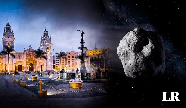 Un asteroide denominado Lima orbita al Sol a cientos de kilómetros de la Tierra. Foto: composición de Gerson Cardoso / Parques de Lima