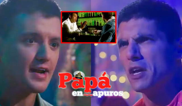 Elvis le reclamó a Cristóbal tras verlo besándose con Bárbara en ‘Papá en apuros’. Foto: composición LR/Latina/captura de YouTube
