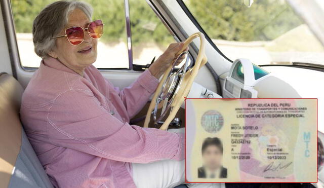 Los conductores entre 76 y 81 años, su licencia solo será válida por seis meses. Foto: composición Andina/LR/Freepik