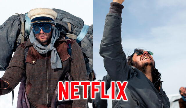 ‘La sociedad de la nieve’ llegó a ocupar el primer lugar en el ranking de las películas más populares en Netflix. Foto: composición LR/Netflix