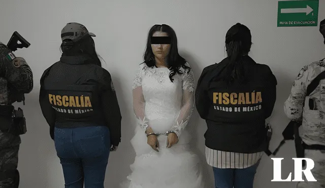 La detenida formaría parte de la Familia Michoacana, una de las bandas criminales más peligrosas de México. Foto: Fiscalía General de Justicia del Estado de México - Video: UnoTV