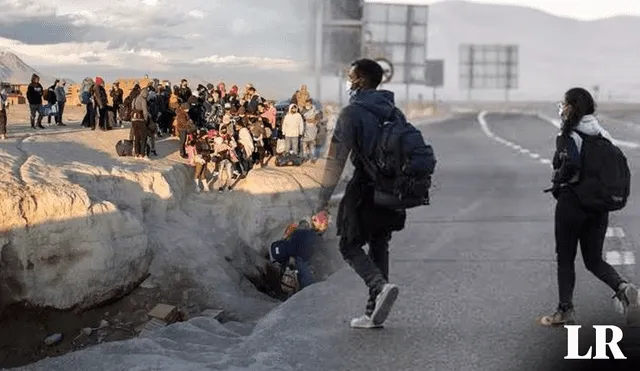 Chile aprueba ley que tipifica y sanciona a migrantes que ingresen por pasos clandestinos. Foto: composición LR/AFP