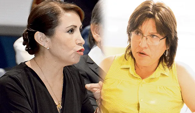 Confrontación. Pese a los esfuerzos de Patricia Benavides para desacreditar el caso en su contra, la fiscal suprema Delia Espinoza le atribuyó graves delitos. Foto: composiciónLR/La República/difusión