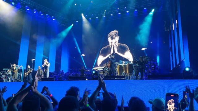 Ricky Martin presentó su show sinfónico en Lima el último viernes 19 de enero; en el recital hizo un recuento por su larga carrera musical. Foto: Pamela Advincula/La República