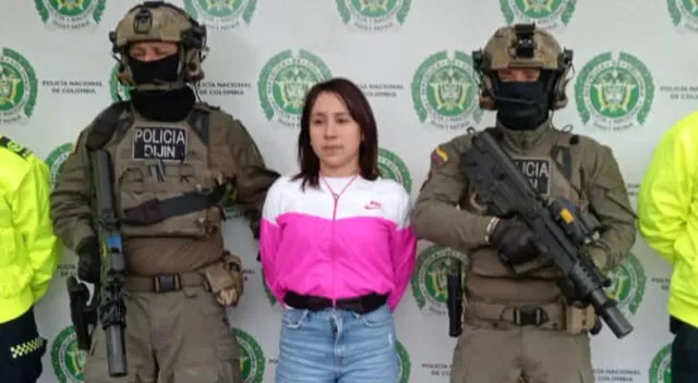 PJ dictó 18 meses de prisión contra Wanda del Valle. Foto: Policía de Colombia - Video: Latina