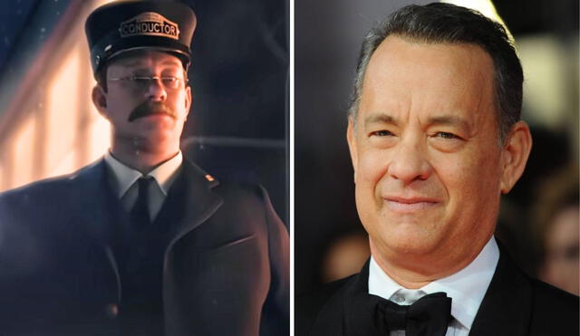 Tom Hanks realizó 7 personajes para 'Expreso Polar'. Foto: captura de YouTube / Tom Hanks Instagram